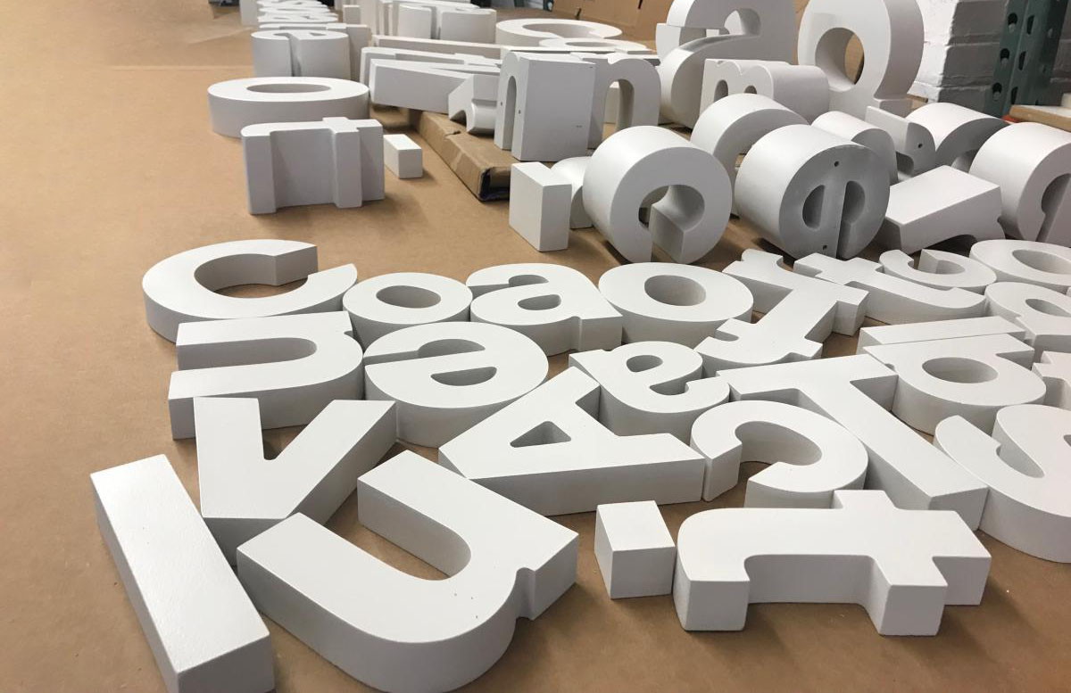 Empresa de letras corpóreas en Valencia