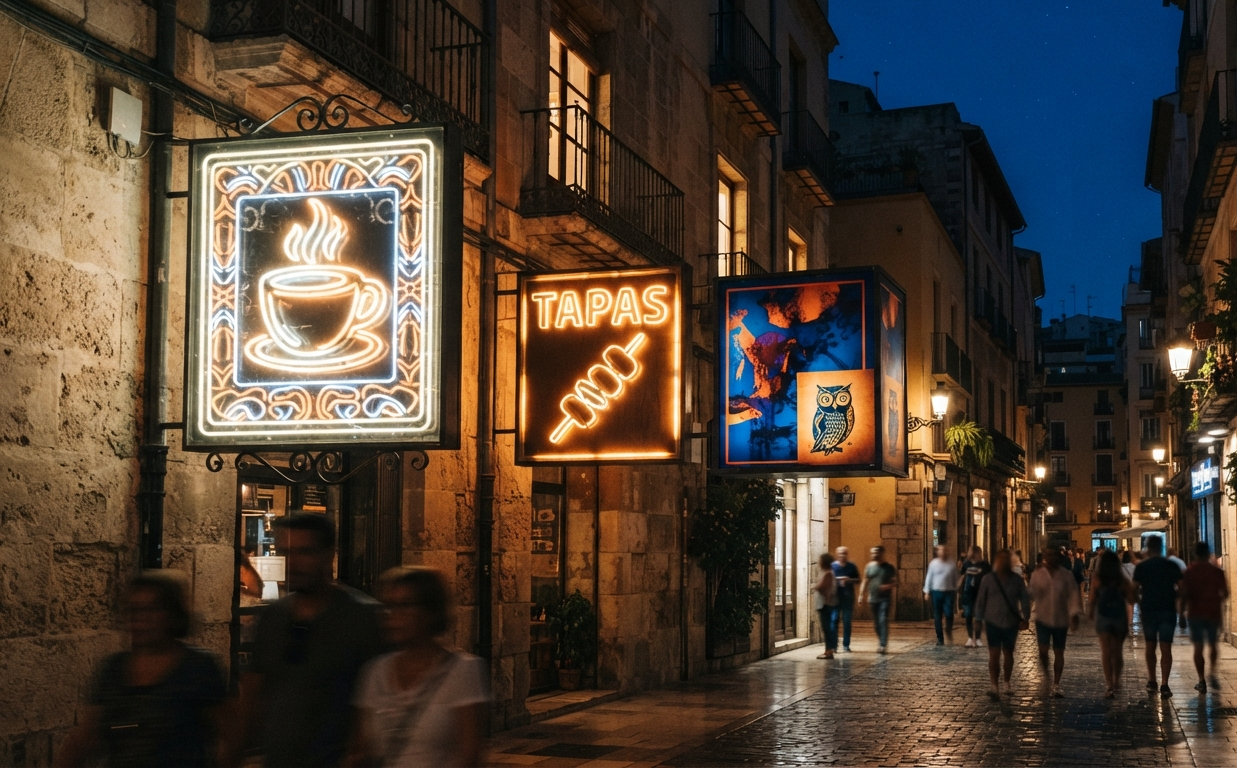 Rótulos retroiluminados en Valencia